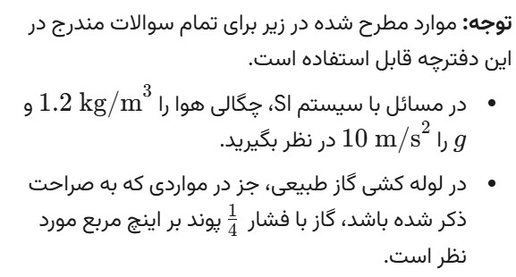 تصویر مفروضات